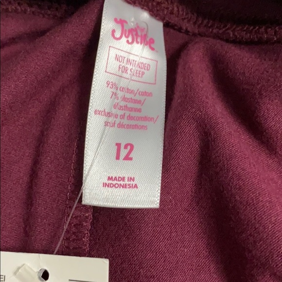 burgundy leggings - Picture 4 of 4